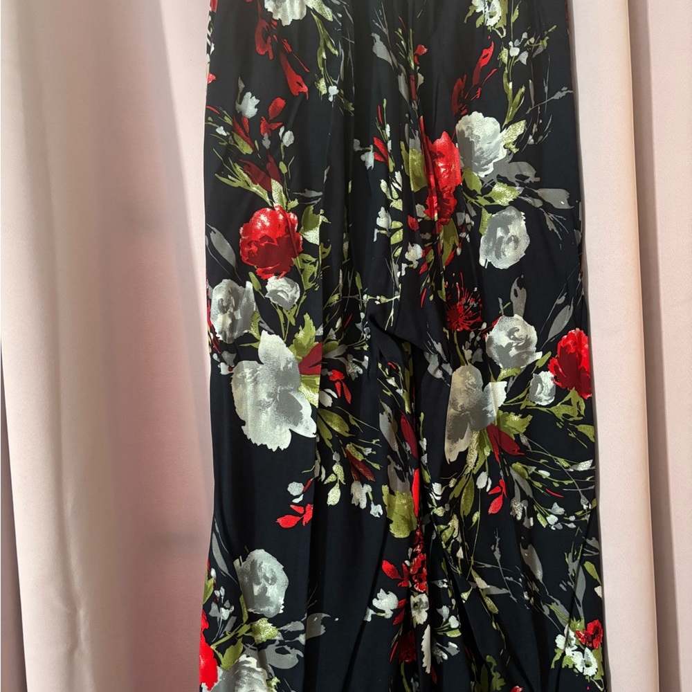 Floral Black Maxi Dress